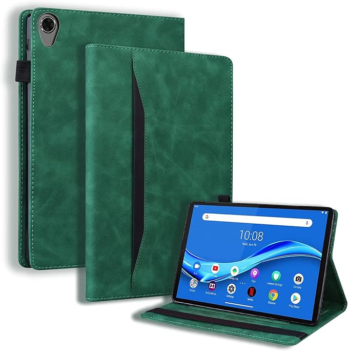Lenovo Tab M8 / Tab M8 HD LTE/Smart Tab M8 / Tab M8 FHD Case 8.0 Inch Folio Stand Shell Cover Leather Card Holder Lenovo M8 TB-8505F TB-8505X TB-8505FS TB-8705F TB-8705N,Vintage Green