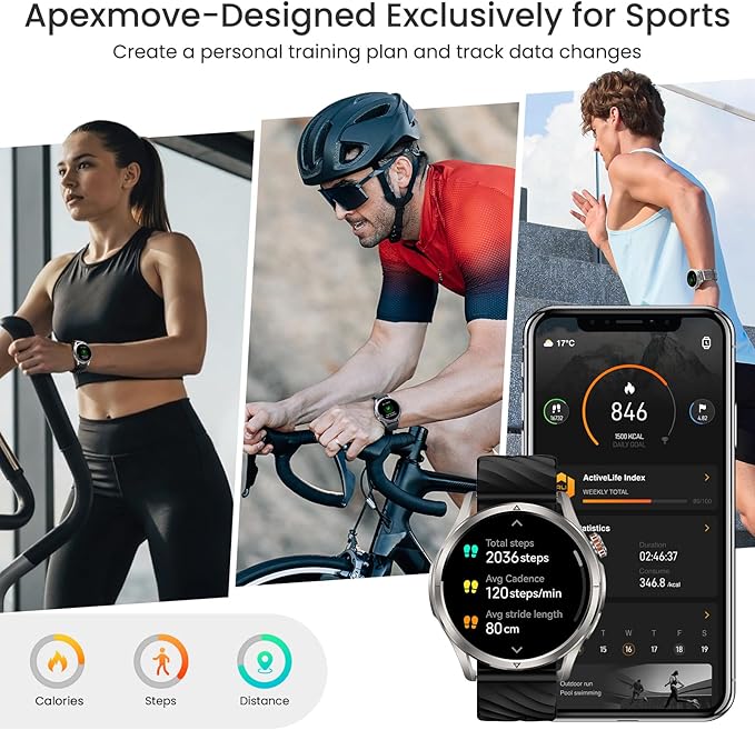 KOSPET Magic R10 Smart Watch for Men Women with GPS, 50-Day Battery Life, 1.43" AMOLED, 5ATM Waterproof Fitness Watch with Heart Rate/Sleep Tracker, Voice Assistants (Silver)