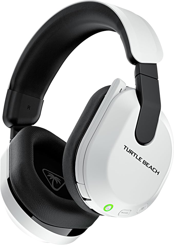 Turtle Beach Stealth 600 Wireless Multiplatform Amplified Gaming Headset for Xbox Series X|S, Xbox One, PC, PS5, PS4, & Mobile – Bluetooth, 80-Hr Battery, Noise-Cancelling Mic – White