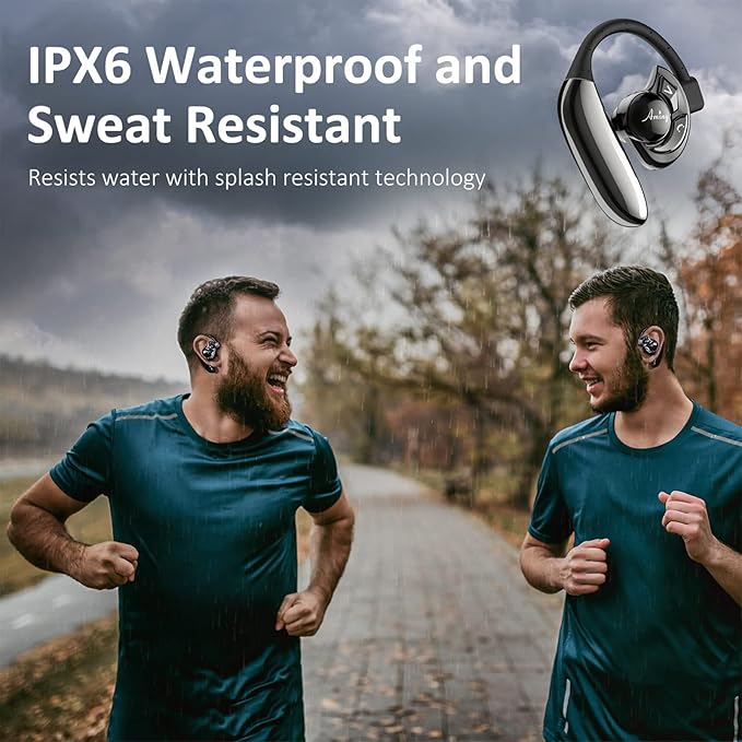 Bluetooth Headset,Wireless Bluetooth Earpiece Compatible with iPhone/Android Cell Phones,Auriculares Bluetooth Earpiece 28 Hrs Talking Time