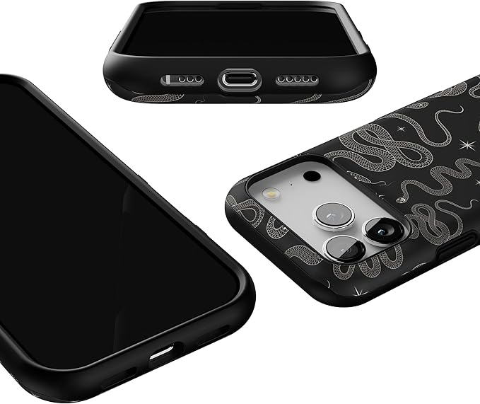 Casely iPhone 17 Pro Case | We're Ready for It | Black Serpent | Bold Protective Design | Compatible with MagSafe