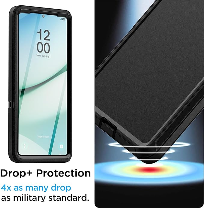 AICase for Samsung Galaxy S25 Plus(6.7"),Heavy Duty Drop Protection Full Body Rugged Shockproof/Drop Proof/Dust Proof Military Protective Tough Durable Phone Cover for Galaxy S25 Plus 2025 Black
