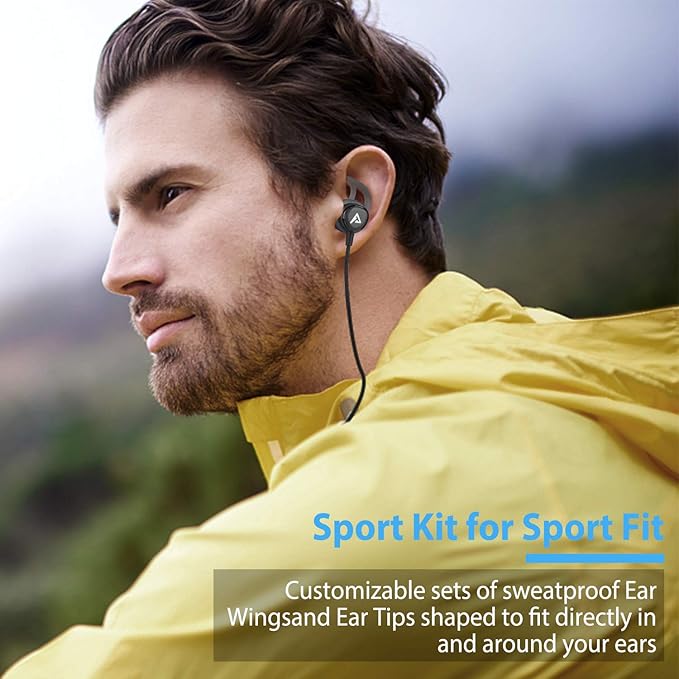 Lightning Headphones Earphones Magnetic Earbuds in-Ear MFi Certified with Microphone Controller for Sports Workout Compatible with iPhone 14/13/12/11/Pro Max/Xr/Xs Max/X Black