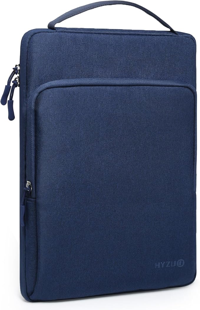 HYZUO 14-15 Inch Laptop Bag Sleeve for MacBook Air 15 M4 M3 M2, MacBook Pro 15, XPS 14/15 Plus, 15" Surface Laptop, Notebook Case for 14" Dell HP Lenovo ThinkPad Asus Acer Huawei, Navy Blue