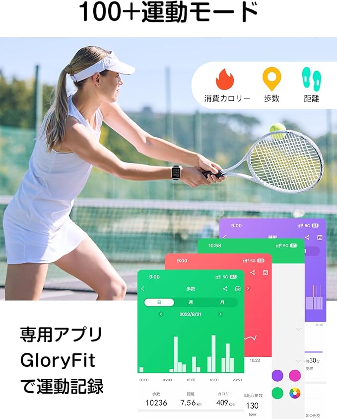 Smart Watch (Answer/Make Calls), 1.85" Smart Watches for Women Men Digital Watch Fitness Tracker with 100+ Sport Modes Heart Rate Monitor for iOS Android Phones Waterproof (Blue)