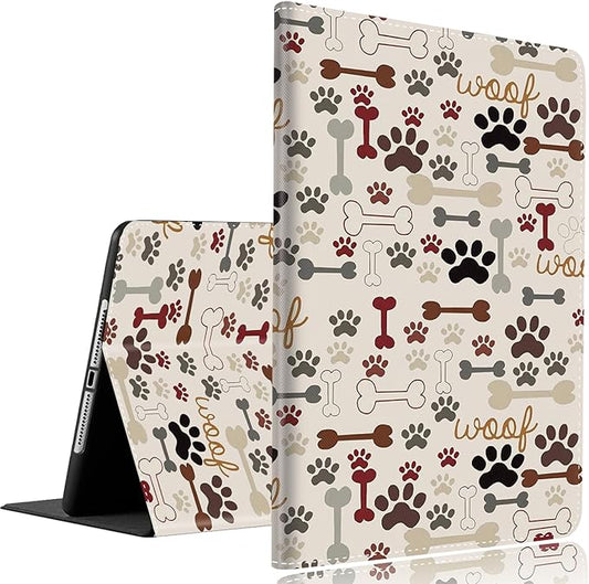 Case for Samsung Galaxy Tab A9 Plus 11 inch 2023，Slim Fit Foldable Standing Cover Case with Auto Sleep/Wake for Galaxy Tab A9+ 11’2023 (SM-X210/X216/X218)，Cute Dog Paw Print