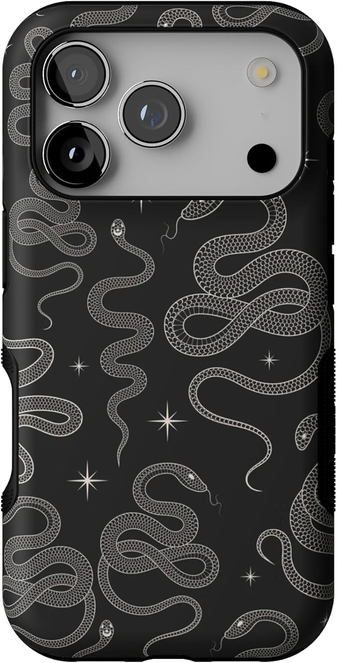 Casely iPhone 17 Pro Case | We're Ready for It | Black Serpent | Bold Protective Design | Compatible with MagSafe