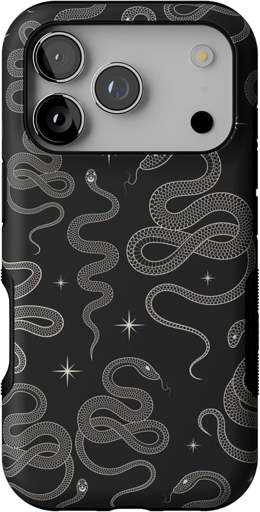Casely iPhone 17 Pro Case | We're Ready for It | Black Serpent | Bold Protective Design | Compatible with MagSafe