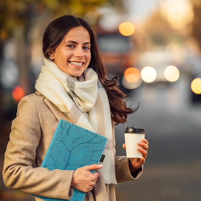 Tablet Case for Samsung Tab A 10.1 SM-T510 T515, Unique Tree Design with Card Slots, Slim and Lightweight, Precise Cutouts Cover Compatible with Samsung Galaxy Tab A 2019 10.1 Inch Blue