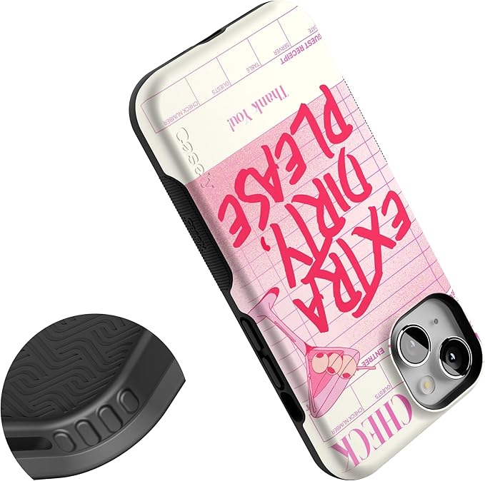 Casely iPhone 14 Case | Extra Dirty Please | Fun on Weekdays | Compatible with MagSafe | Bold Protective Design