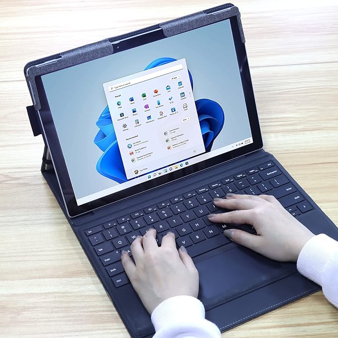 CoBak Case for Surface Pro 2024 Copliot PC 11th Edition - for Microsoft 13 Inch Tablet, Fits Keyboard and Kickstand with Multiple Angle