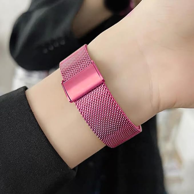 Smart Watch for Women with Make/Answer Call, 1.2" Adjustable Fitness Watch with Heart Rate Sleep Monitor Female Cycle and 100+ Sports Modes (W02-Rose Pink)