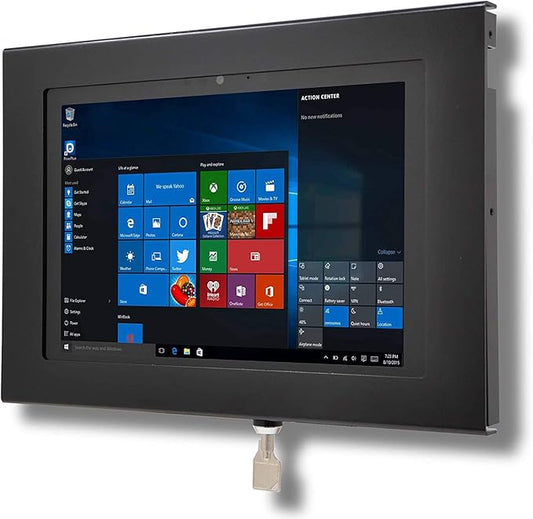 TABcare Locking Anti-Theft Metal Case for Samsung Galaxy TAB Active & Active4 Pro 10.1" Tablet for Kiosk, POS, Store, Show Display, Time Clock (TAB Active4 Pro, Black)
