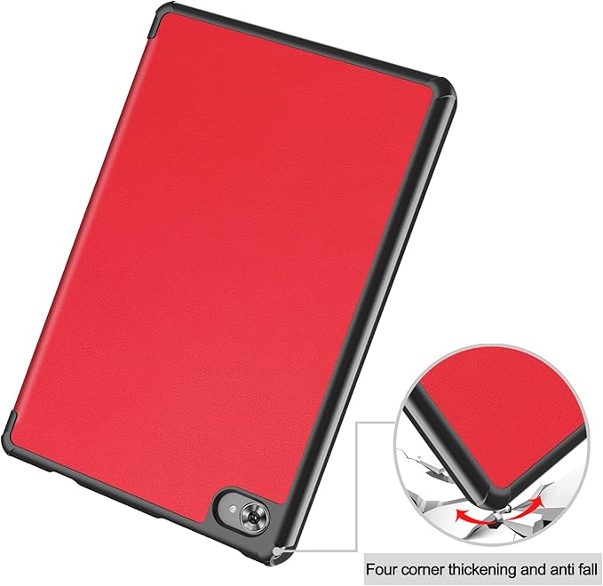 Case for TECLAST M40 Plus 2022 /P30S 10.1 inch Tablet, Folding Folio Ultra-Thin PU Leather Stand Case Cover for Teclast M40 Plus / P40HD / P30S 2022 Released Red