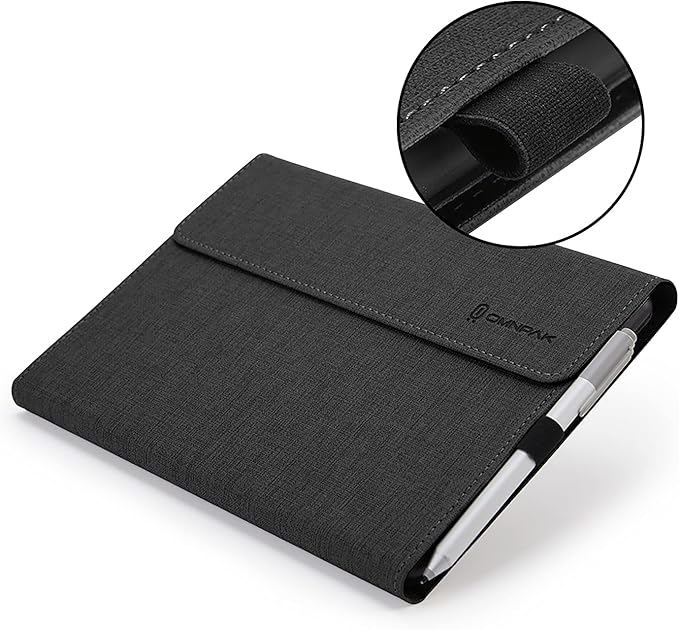 Omnpak Protective Case for Surface Go 4 2023/Go 3 2021/Go 2 2020/Go 2018 with Stylus Holder, Multiple Angle Slim Lightweight Cover, Compatible with Type Cover Keyboard（Keyboard Not Included）
