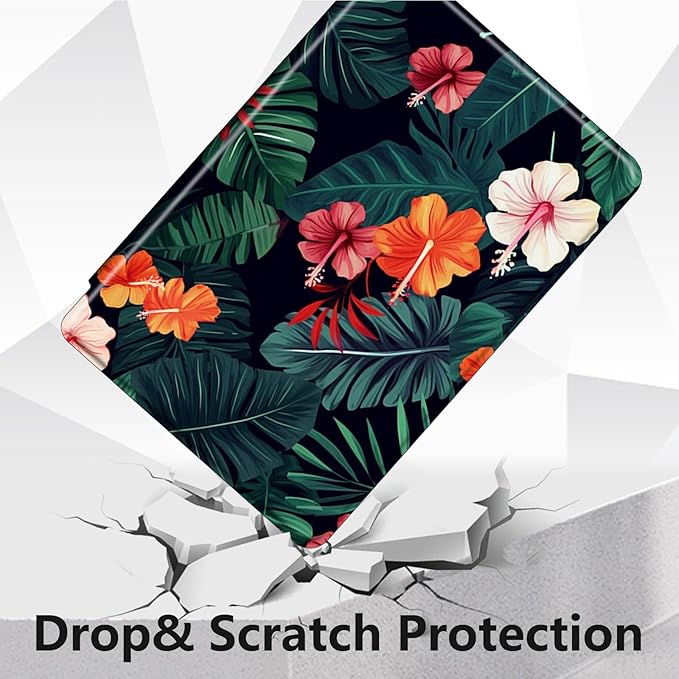 Case for Lenovo Tab M10 Plus 10.3", 360 Degree Rotating Folding Stand,with Auto Sleep/Wake Case for Lenovo Tab M10 Plus (2020 2nd Gen) TB-X606F/TB-X606X 10.3" FHD Tablet,Tropical Flower