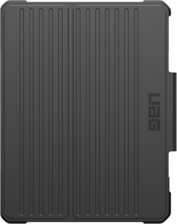 URBAN ARMOR GEAR UAG Designed for iPad Air 13" Case (1st/2nd Gen 2024-2025) M3 A3268 A3269 - Rugged Multi-Angle Viewing Folio Protective Cover w/Pencil Holder & Adjustable Stand, Metropolis SE Black