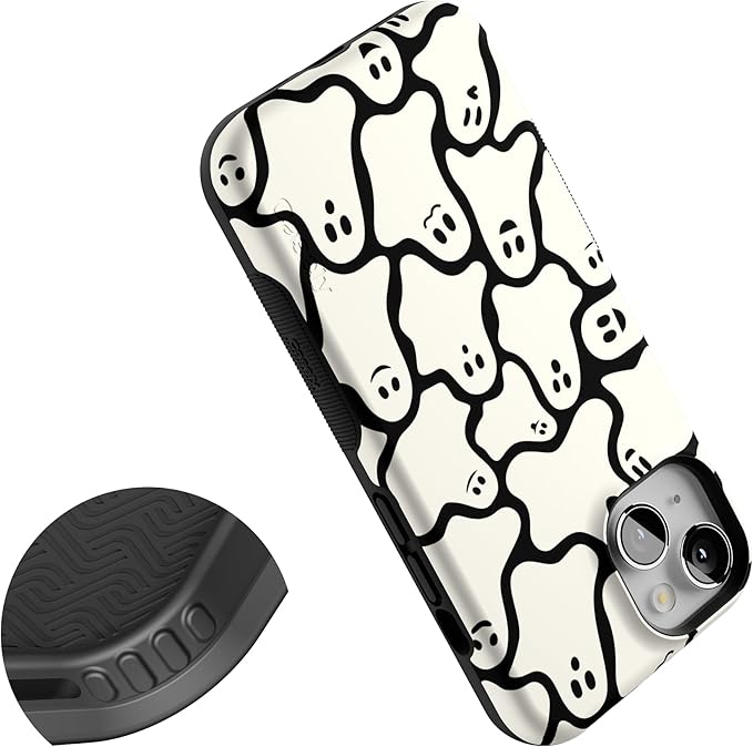 Casely iPhone 14 Case | Don't Ghost Me | Halloween | Compatible with MagSafe | Bold Protective Design