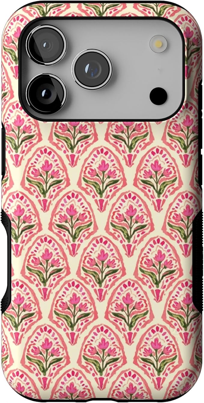 Casely iPhone 17 Pro Case | Tulip Tapestry | Jenna Palek x Casely | Bold Protective Design | Compatible with MagSafe