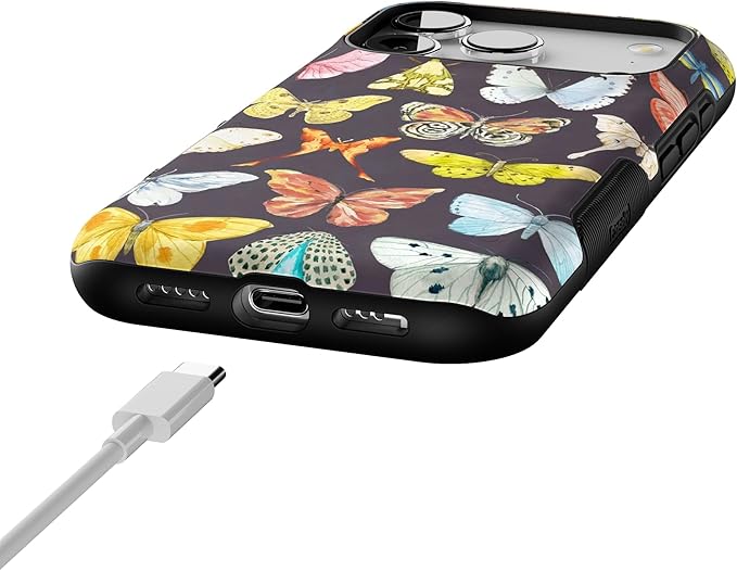 Casely iPhone 17 Pro Case | Midnight Monarch | Jenna Palek x Casely | Bold Protective Design | Compatible with MagSafe