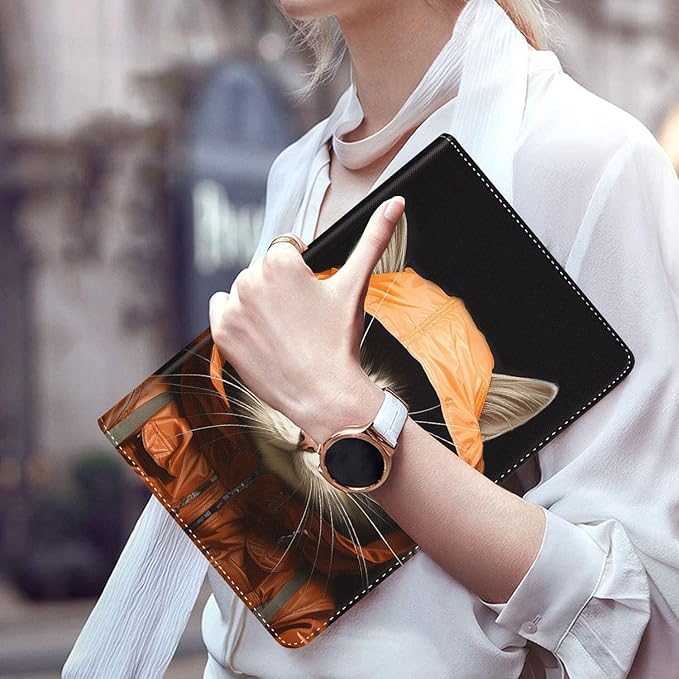 Case for Galaxy Tab A9 Plus ， Auto Sleep/Wake Multi-Angle Viewing Slim Folio Stand Cover for Samsung Galaxy Tab A9+/A9 Plus 11 Inch 2023 (SM-X210/X216/X218), Cute Cat