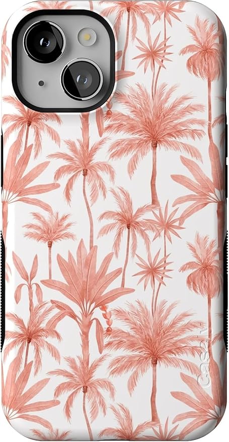 Casely iPhone 14 Case | Perfect Paradise | Tropical Palm Tree Floral | Compatible with MagSafe | Bold Protective Design