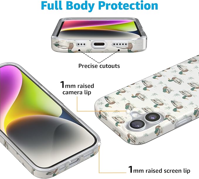 Casely iPhone 17 Case | Mallard & Co. | The Boyfriend Collection | Compatible with MagSafe | Classic Ultra Slim Design