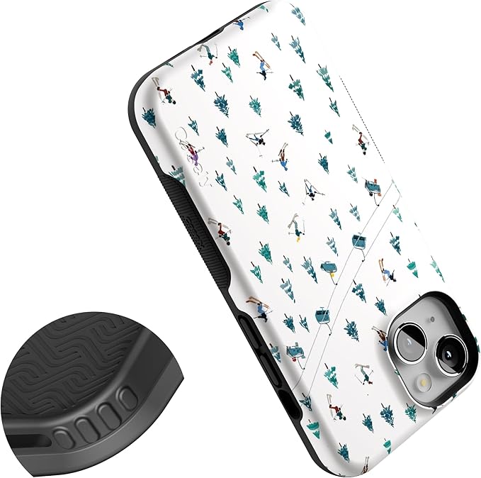 Casely iPhone 14 Case | We've Peaked | Après Ski Mountains | Compatible with MagSafe | Bold Protective Design