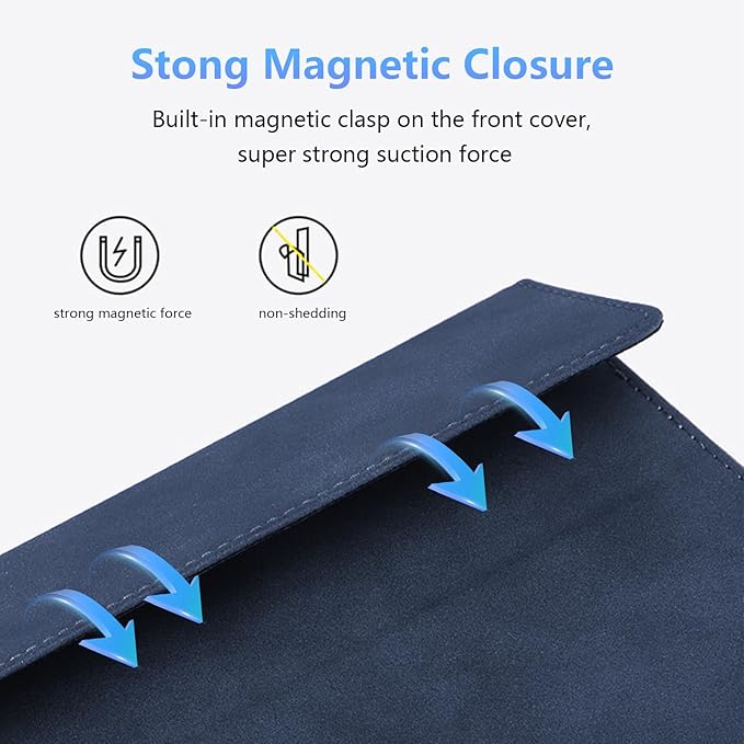 Protective Case for 10-inch Microsoft Surface Go 4/3/2/1, Multiple Angle Viewing, Slim Lightweight Cover, Stylus Holder, Light Heat Dissation, Compatible with Type Cover Keyboard, Blue