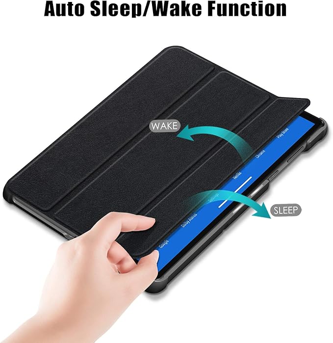 Case for Lenovo Tab M10 FHD Plus 10.3 inches, Smart Case Trifold Stand Slim Lightweight Case Cover with Auto Sleep/Wake for Lenovo Tab M10 FHD Plus (2nd Gen) 10.3 TB-X606F / TB-X606X Black