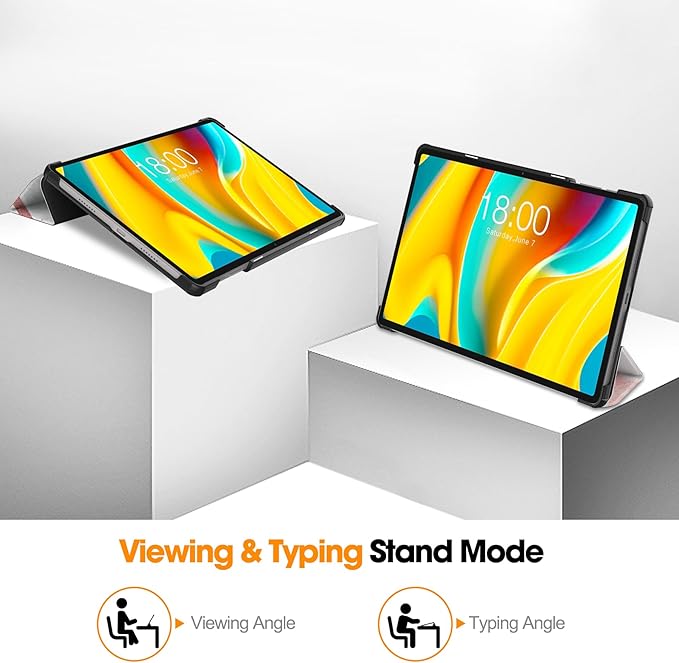 Case for TECLAST T50 Pro 11 inch Tablet, Folding Folio Ultra-Thin PU Leather Stand Case Cover for Teclast T50 Pro Geometry