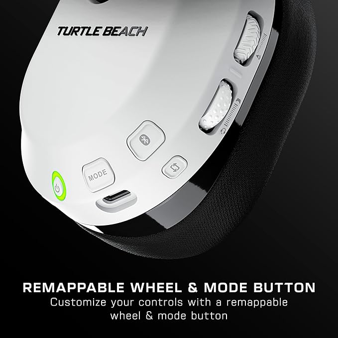 Turtle Beach Stealth 600 Wireless Multiplatform Amplified Gaming Headset for Xbox Series X|S, Xbox One, PC, PS5, PS4, & Mobile – Bluetooth, 80-Hr Battery, Noise-Cancelling Mic – White