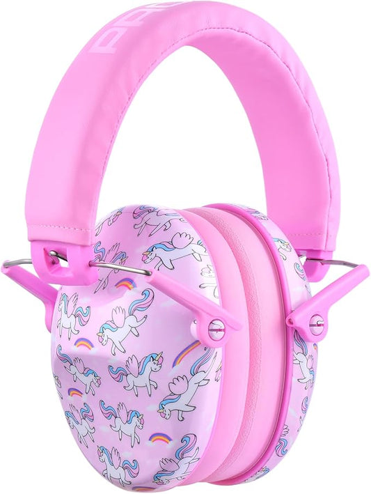 PROHEAR 032 Kids Ear Protection - Noise Cancelling Headphones Ear Muffs for Autism, Toddlers, Children - Pink