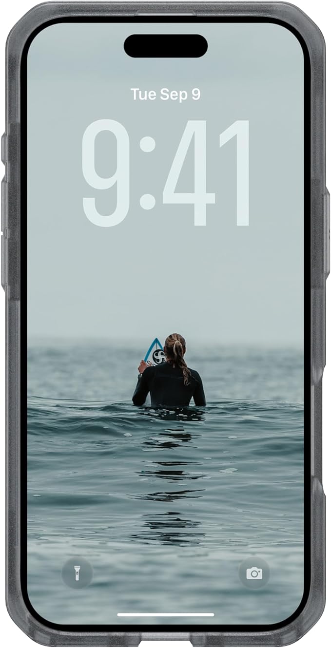 URBAN ARMOR GEAR UAG Designed for iPhone Air Case Dot - Compatible with MagSafe Translucent Military Grade Protective Cover, Ash