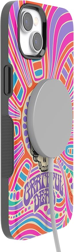 Casely iPhone 14 Case | Art of Chaos | Grateful Dead Skull | Compatible with MagSafe | Bold Protective Design