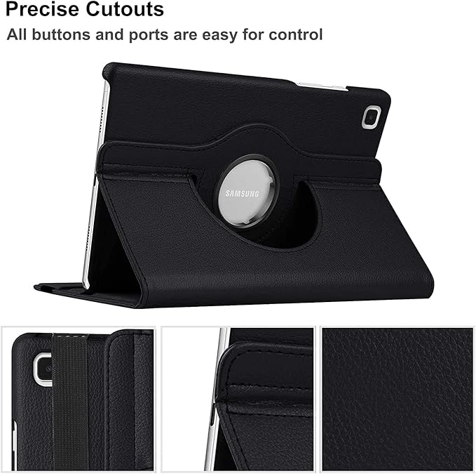 Case for Samsung Galaxy Tab A9+/A9 Plus 11'' 2023 (SM-X210/X216/X218), 360 Degree Rotating Stand Case Smart Protective Cover, with Stylus Pen,Screen Film (Black)