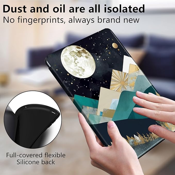 Case for Lenovo Tab M10 Plus 10.3", 360 Degree Rotating Folding Stand,with Auto Sleep/Wake Case for Lenovo Tab M10 Plus (2020 2nd Gen) TB-X606F/TB-X606X 10.3" FHD Tablet,Aesthetic Mountain Sunset