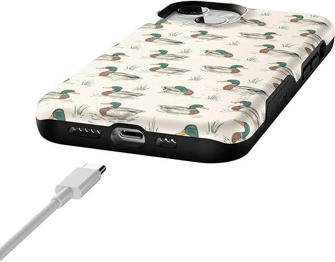 Casely iPhone 14 Case | Mallard & Co. | The Boyfriend Collection | Bold Protective Design | Compatible with MagSafe