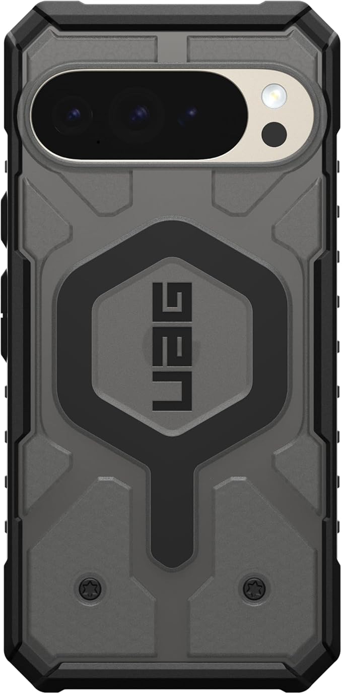 URBAN ARMOR GEAR UAG Made for Google Pixel 10 Pro XL Case Pathfinder Clear - Compatible with Pixelsnap & Magnetic Charging Transparent Rugged Protective Cover, Ash/Black