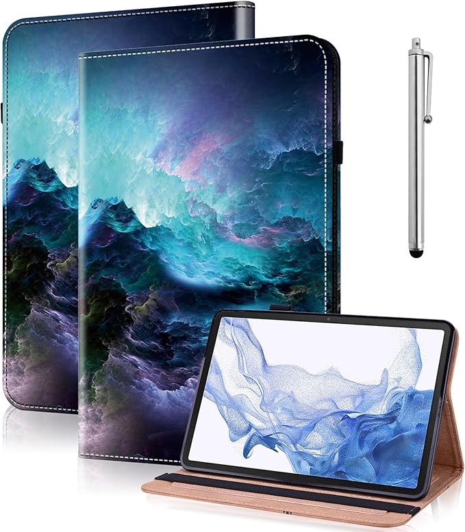 Case for Lenovo Tab Plus 11.5 inch 2024 (TB351FU),PU Leather Folio Shockproof Stand Card Slots Smart Protective Cover for Lenovo Tab Plus 2024 Tablet - Starry Sky