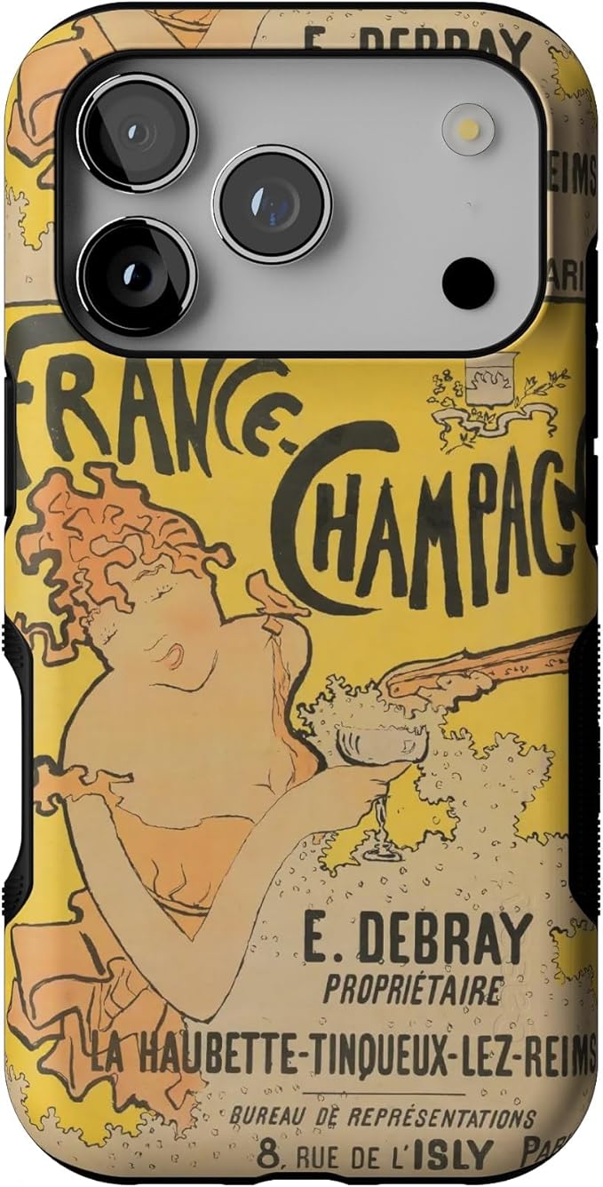 Casely iPhone 17 Pro Case | Van Gogh | French Bubbly | Bold Protective Design | Compatible with MagSafe