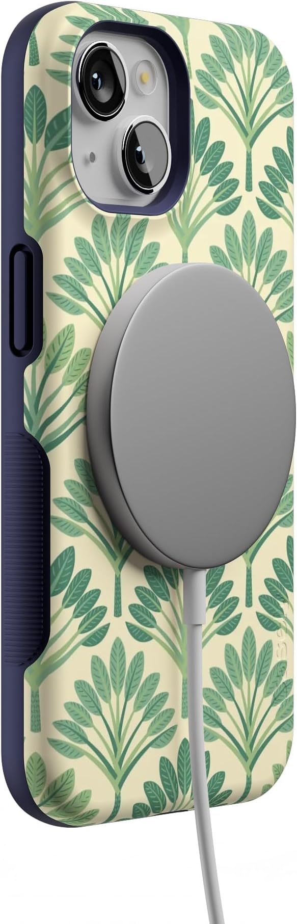 Casely iPhone 14 Case | Palm Royale | Palm Beach | Compatible with MagSafe | Bold Protective Design