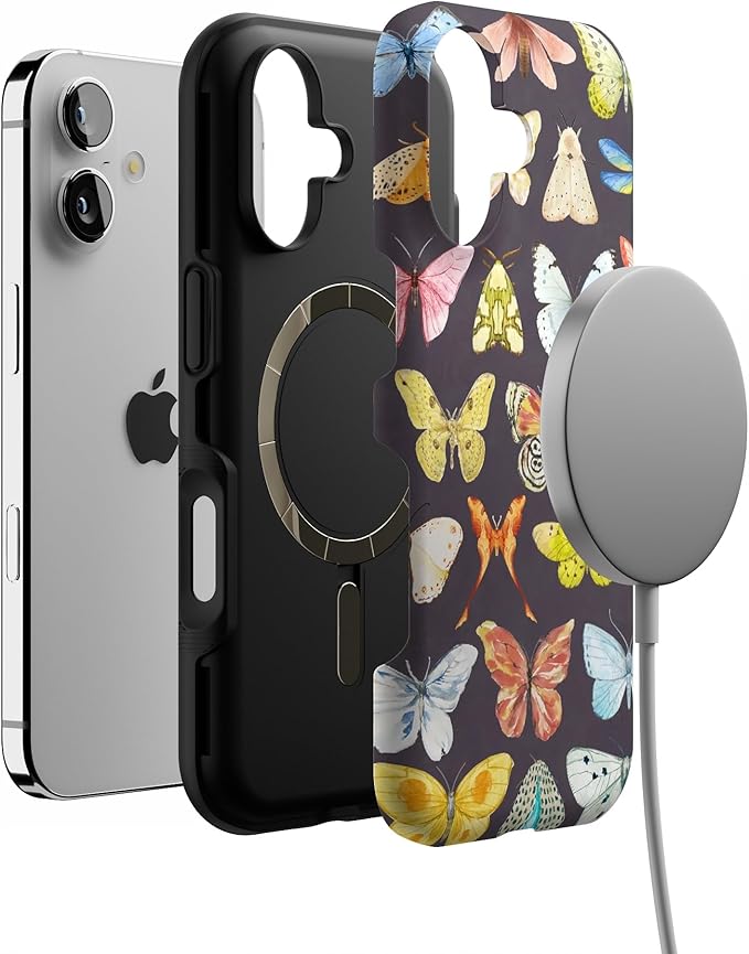 Casely iPhone 17 Case | Midnight Monarch | Jenna Palek x Casely | Bold Protective Design | Compatible with MagSafe