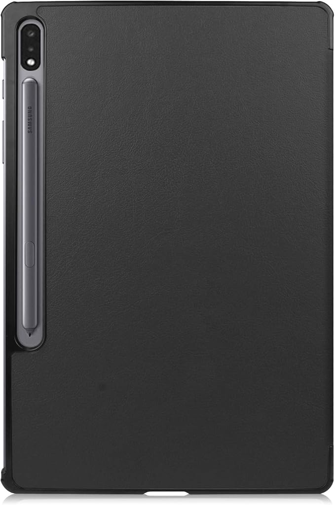 Smart Case for Galaxy Tab S9 Plus, Ratesell Lightweight Trifold Stand Smart Case Cover with Auto Wake/Sleep for Samsung Galaxy Tab S9 Plus / S9+ SM-X810 / SM-X816 / SM-X815 Black