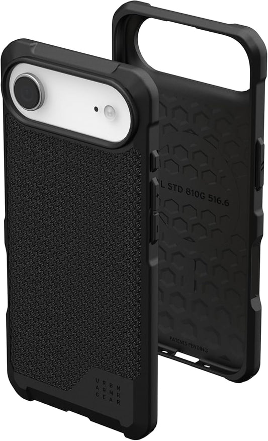 URBAN ARMOR GEAR UAG Designed for iPhone Air Case Metropolis LT - Compatible with MagSafe Military Grade Protective Cover, Kevlar Black