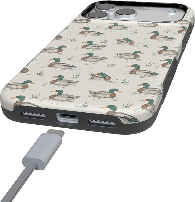 Casely iPhone 17 Pro Case | Mallard & Co. | The Boyfriend Collection | Compatible with MagSafe | Bold Protective Design