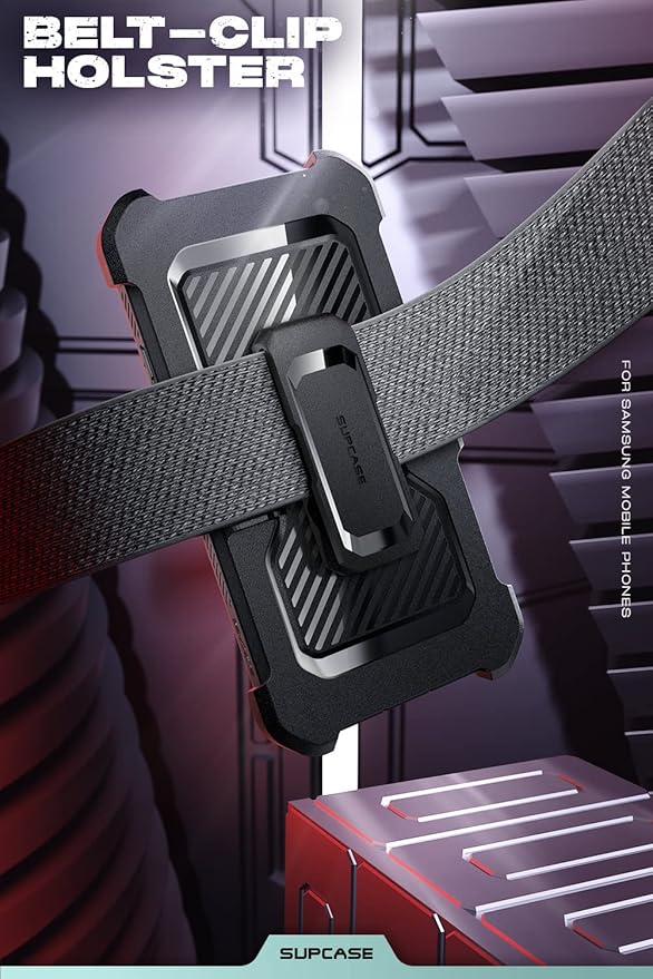 SUPCASE for Samsung Galaxy S22 Ultra Case with Stand, [Unicorn Beetle Pro] [2 Front Frames] [Built-in Screen Protector & Belt-Clip] Military-Grade Protection Phone Case for Galaxy S22 Ultra, Peacock