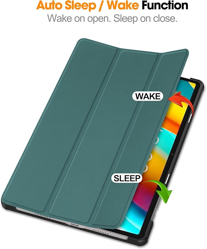 Case for TECLAST T50 Pro 11 inch Tablet, Folding Folio Ultra-Thin PU Leather Stand Case Cover for Teclast T50 Pro Green