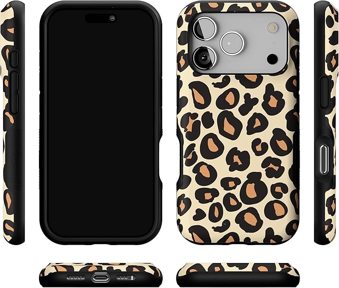 Casely iPhone 17 Pro Case | Into The Wild | Leopard Print | Bold Protective Design | Compatible with MagSafe