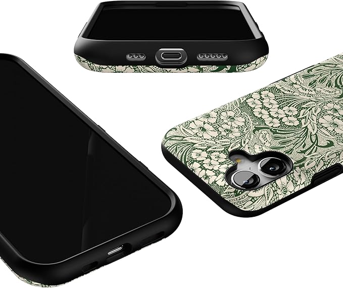 Casely iPhone 17 Case | Mystic Meadow | Green Gardens | Bold Protective Design | Compatible with MagSafe